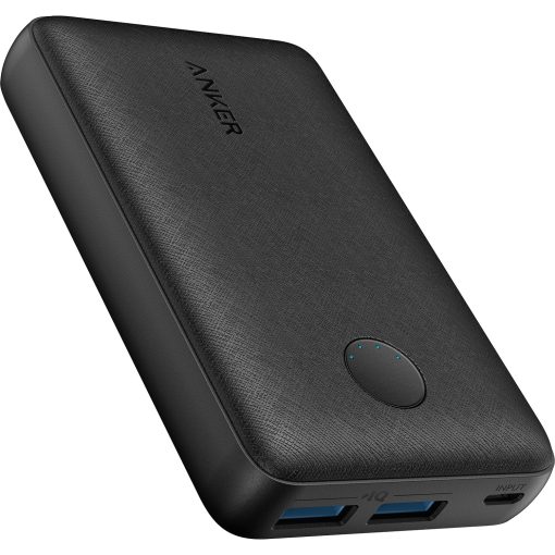 Anker 10000 mAh Powerbank Taşınabilir Hızlı Şarj Cihazı PowerCore Select - PowerIQ 12W+10W Çift Çıkışlı Powerbank - Siyah - A1223 (Anker Türkiye Garantili)