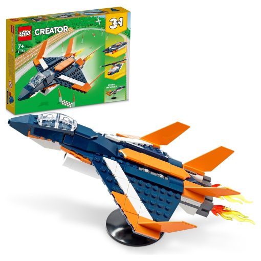 LEGO® 3’ü 1 Arada Süpersonik Jet 31126 - 7 Yaş ve Üzeri Çocuklar için Jet Uçağı