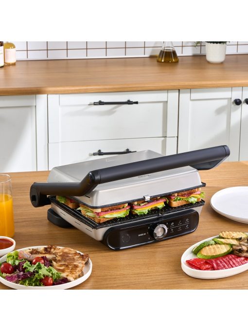 Karaca Gastro Grill Pro 2400W Izgara ve Tost Makinesi Mulberry