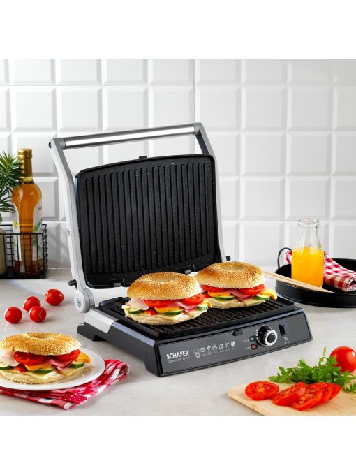 Schafer Concept Grill Tost Makinesi 6 Dilim Siyah 2000 W